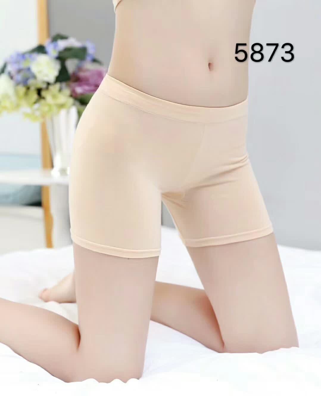 春秋打底防走光无痕安全裤女士透气网孔纯色短裤超薄三分平角裤
