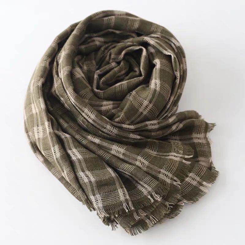 Shawl scarf ladies dual-use hot style versatile Mosaic spring and autumn ocean style long towel thumbnail
