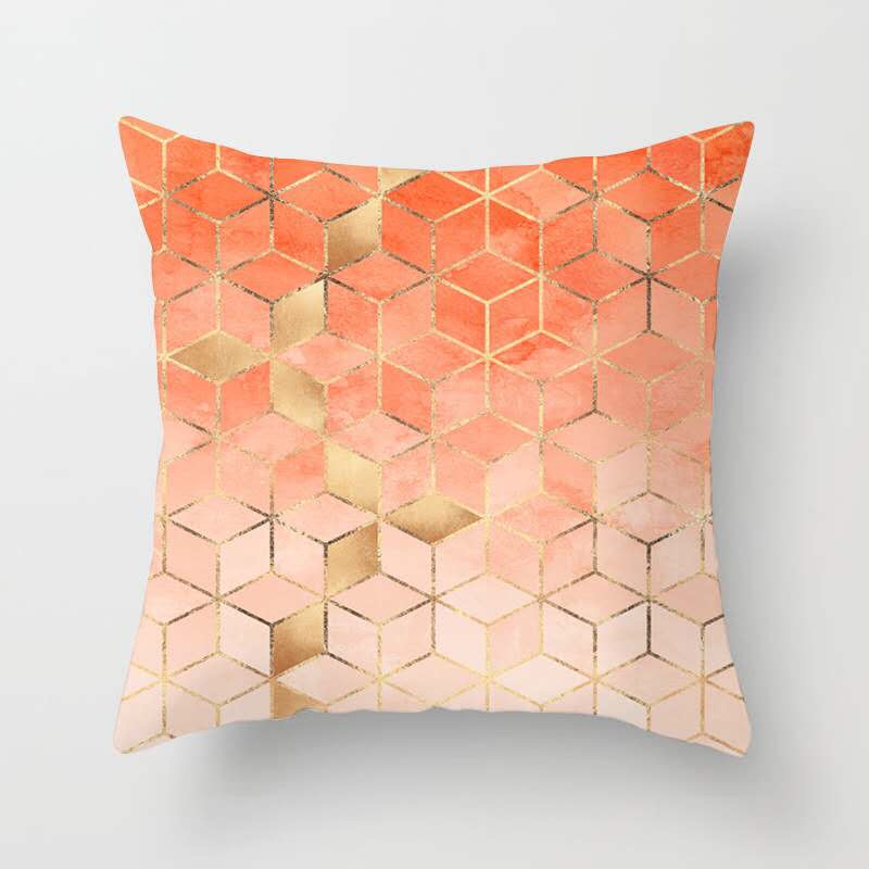 Colorful Modern Style Cotton Pillow Case