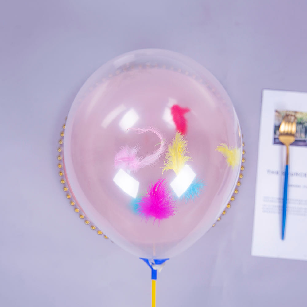 Wholesale of colorful feather balloons, latex balloons, festival and party supplies from the manufacturer details Picture