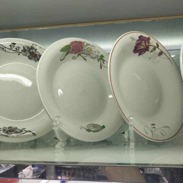 9.25寸陶瓷烤花反汤盘时尚新颖精美家用酒店用产品图