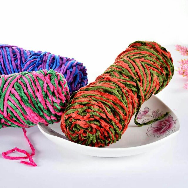 Best-selling multi-purpose ice strip line Chenille golden velvet Chenille lustrous velvet details Picture