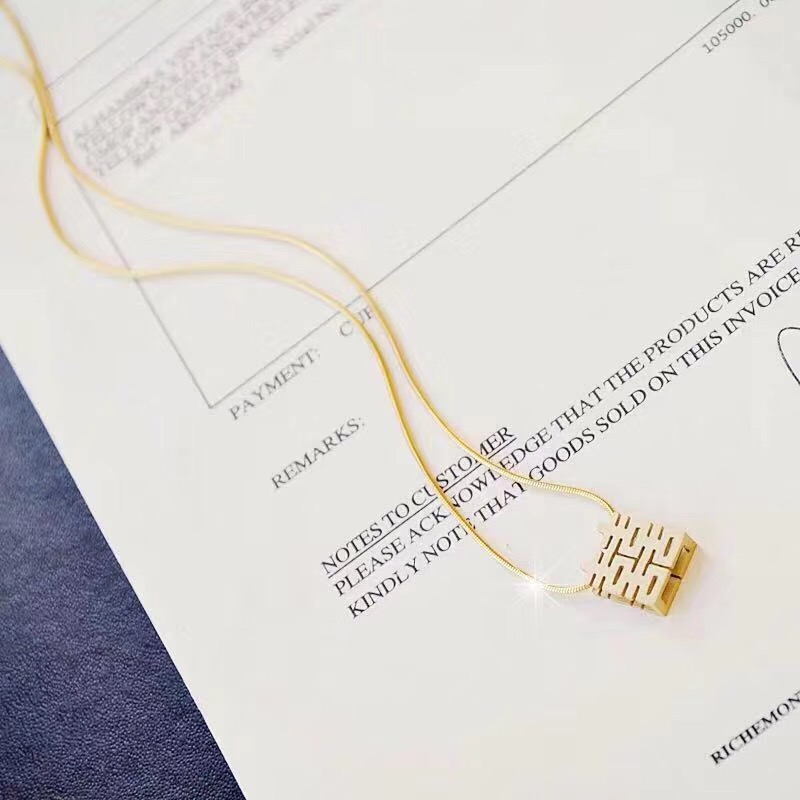 创意铜合金红双喜‘囍’吊坠时尚项链产品图