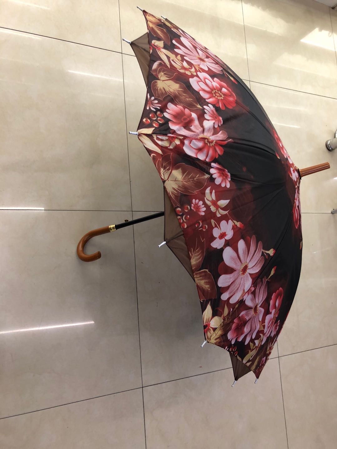 55Cm Double Umbrella Long Handle Umbrella Sun Umbrella details Picture