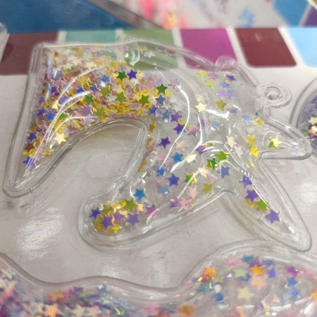 Unicorn PVC quicksand jewelry accessories Specification image