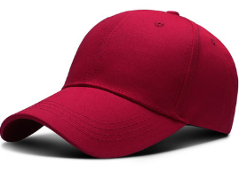 Red Korean Hipster Sunblock Baseball Cap Casual Sunshade Hat