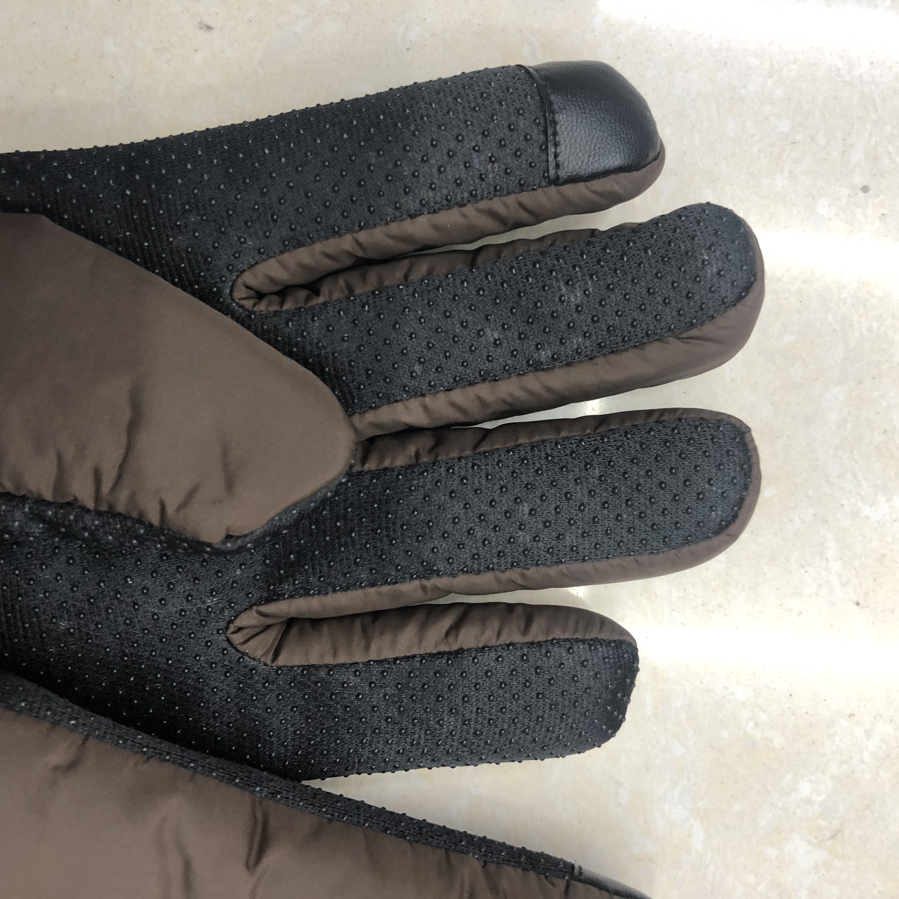 Men's Gloves Winter Riding Plus Fleece Thickened Warm Windproof Waterproof Winter Leather Outdoor Gloves Cycling Motorcycle details Picture