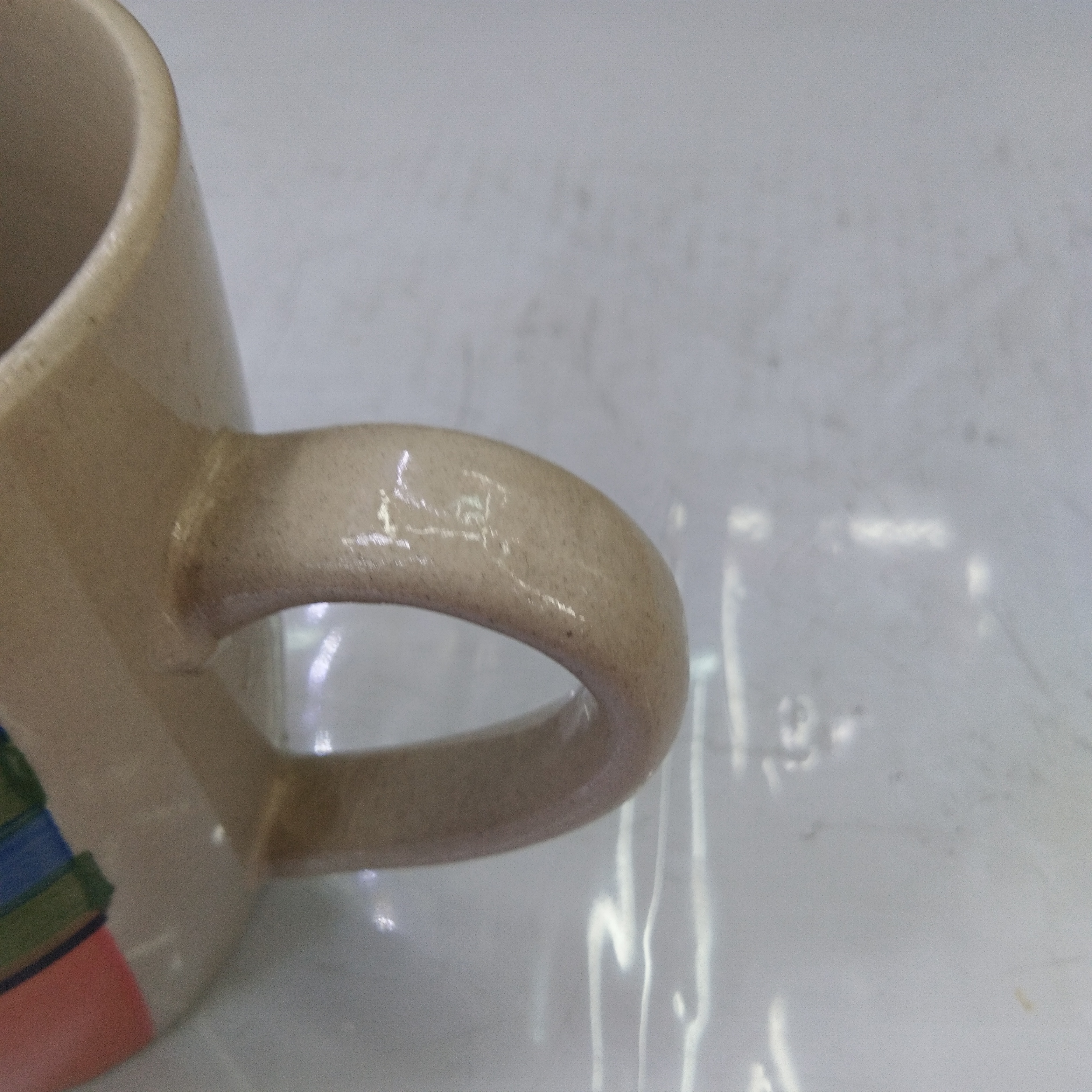 尚恩日式手绘陶瓷西餐盘复古个性家用餐具彩纹茶杯产品图