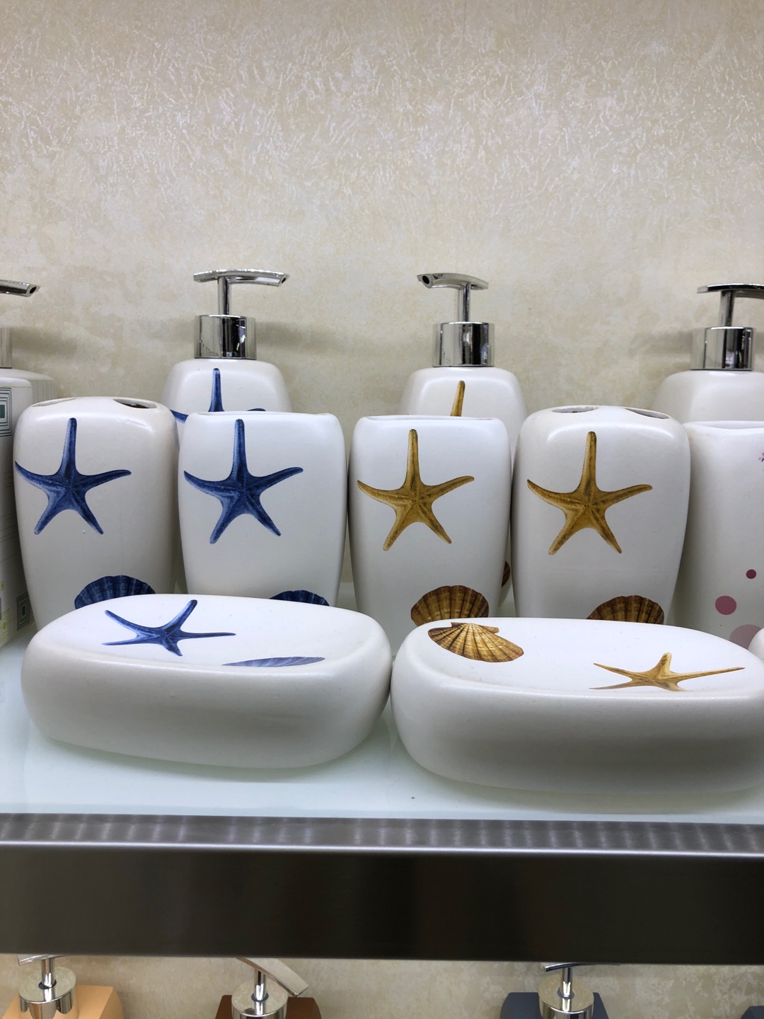 时尚纯陶瓷洁具四件套产品图