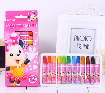 12 color children oil painting stick safety student supplies thumbnail