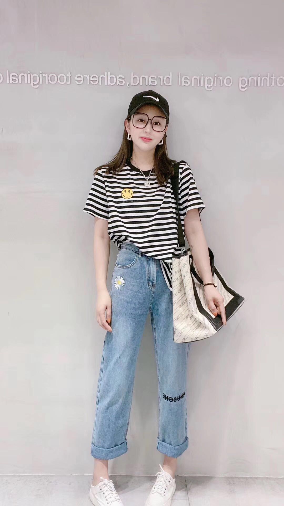 欧洲站春装2020新款欧货女装时尚条纹短袖T恤女ins洋气打底小衫潮