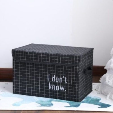 Large Fabric Cotton Linen Household Clothes Storage Basket Quilt Moving Doggy Bag Bundle Mouth Moisture-Proof Wardrobe Organizer Box Specification drawing