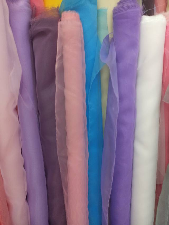 新款厂家直销流星纱布底布用于服装工艺品舞台面料