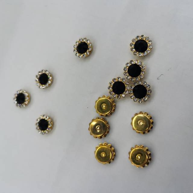 Japanese And Korean Version Hand Sewn Bright Black Plum Brick Clothing Accessories Crystal Glass Sticking Rhinestones Specification drawing