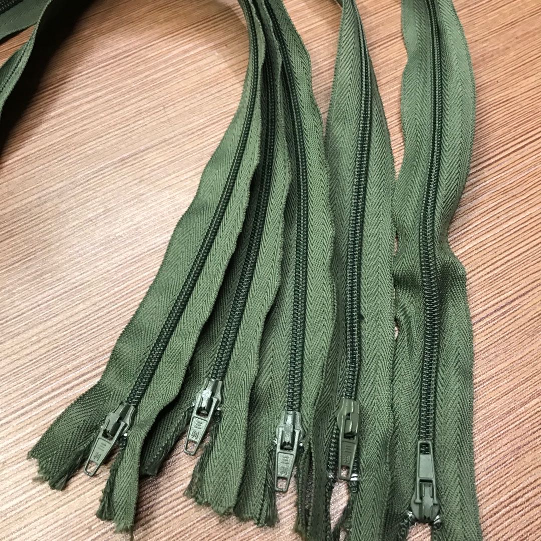 服装辅料3号尼龙拉链风衣羽绒服薄外套开尾开口拉锁长拉链60厘米细节图