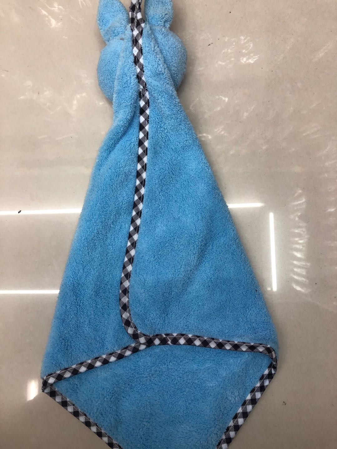 Household Hand Towel Hanging Pure Cotton Absorbent Cute Children's Cotton Household Wipe Specification drawing
