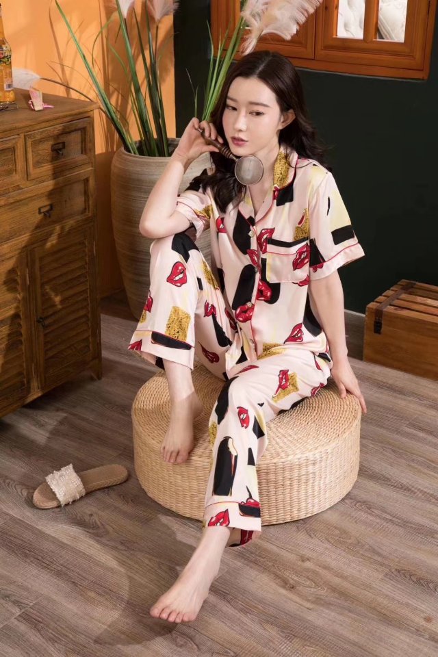 Imported 5050 silk fabric set, all-cotton slimming and body-shaping cotton sweater thermal underwear details Picture