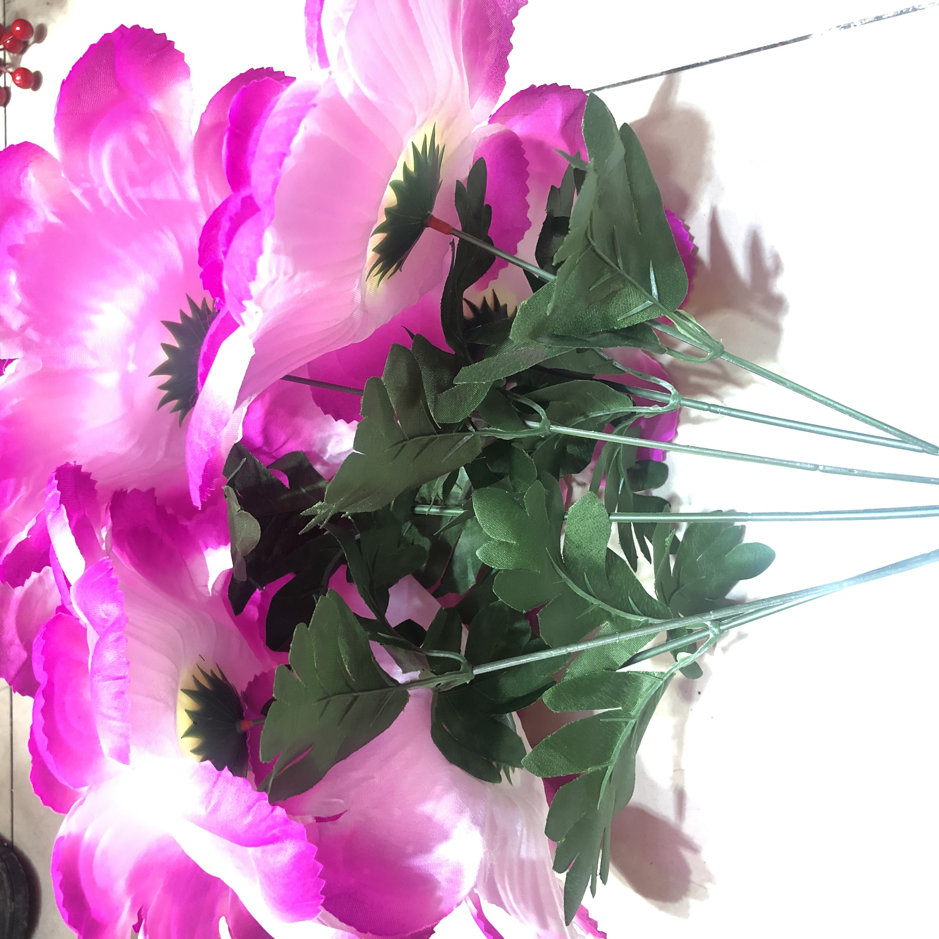 Special offer from the manufacturer of artificial coconut tree flower bonsai sets for Qingming Festival memorial graves Specification image