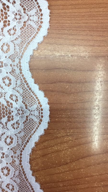 Fujian lace-trimmed clothing eyelash fabric new style Benbai flower edge factory direct sales details Picture