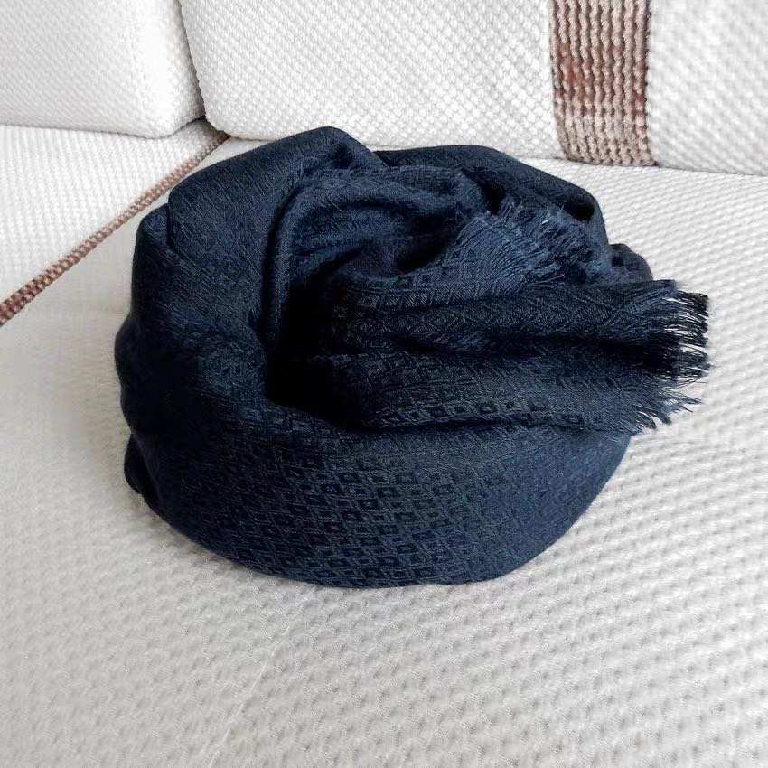 Monochrome Scarf Thin Oversized Scarf Warm Temperament Shawl Scarf Dual Purpose Specification drawing