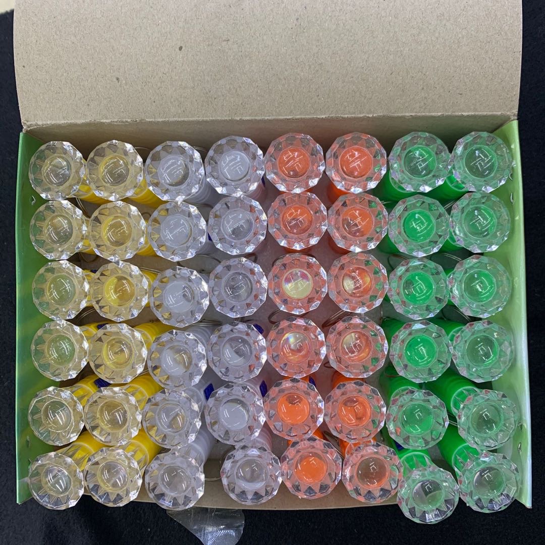 小手电led发光塑料小电筒便携式电筒钥匙扣挂件小礼品玩具产品图