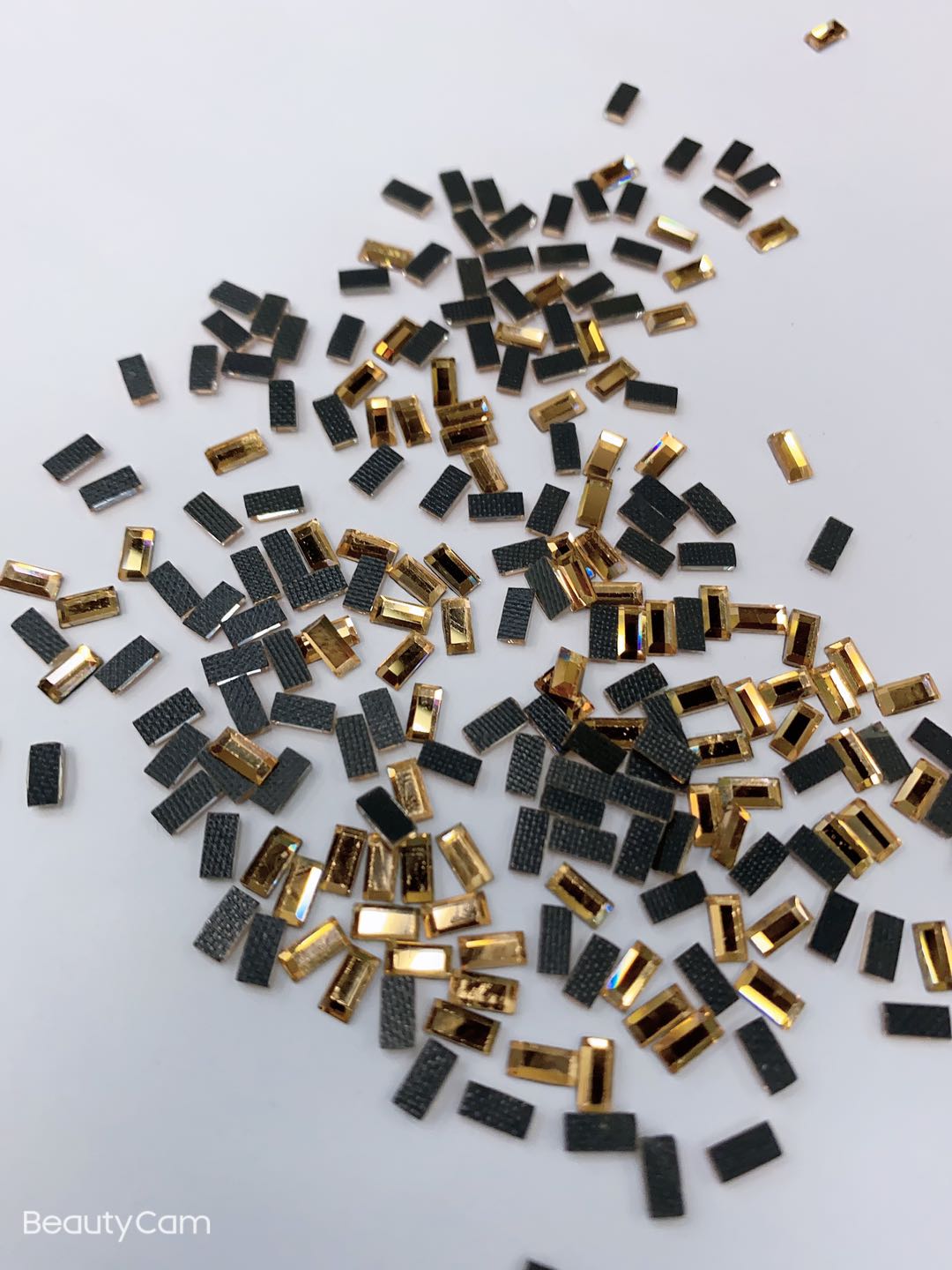 2.5*5Mm Crystal Yellow Middle East Drill Dmc Nail Drill Flat Bottom Drill Diy Drill Specification drawing