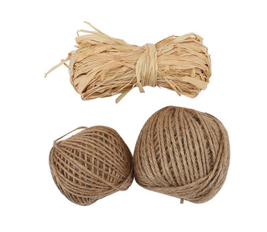 Qianyi Ribbon Office Culture Atmosphere Layout Supplies Diy Retro Twine Natural Thick And Fine Twine Hand-Woven Crafts Rope Flower Packaging Decoration Specification drawing