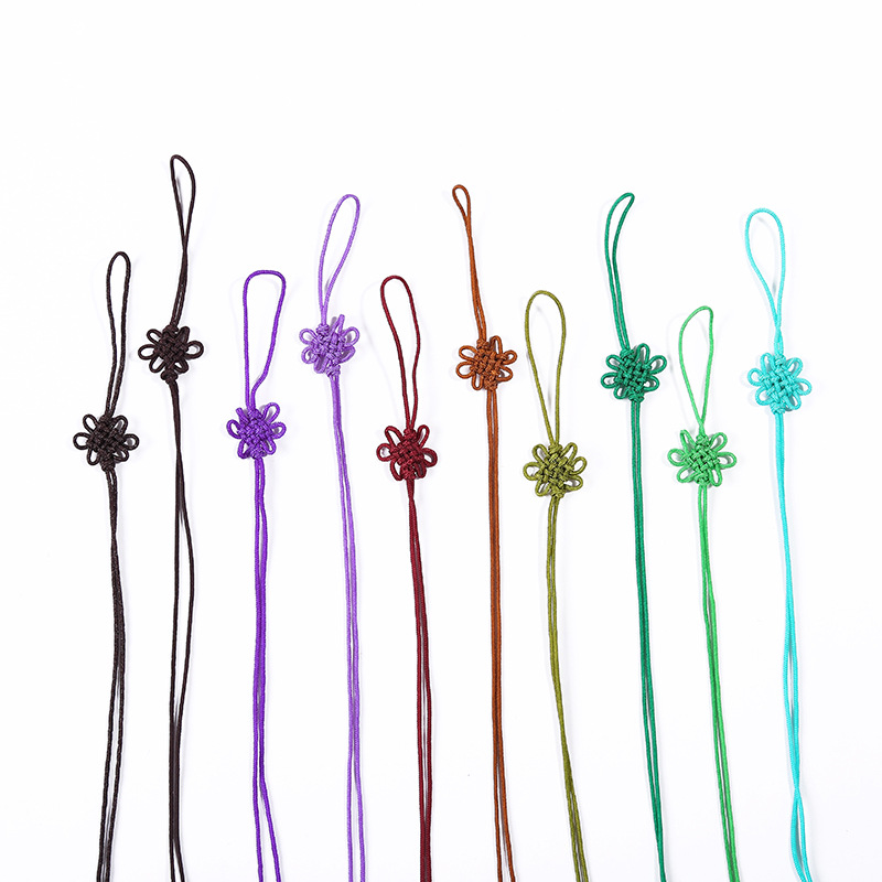 A line square knot DIY handmade accessories China knot Car pendant bookmark small tassel China knot wholesale thumbnail
