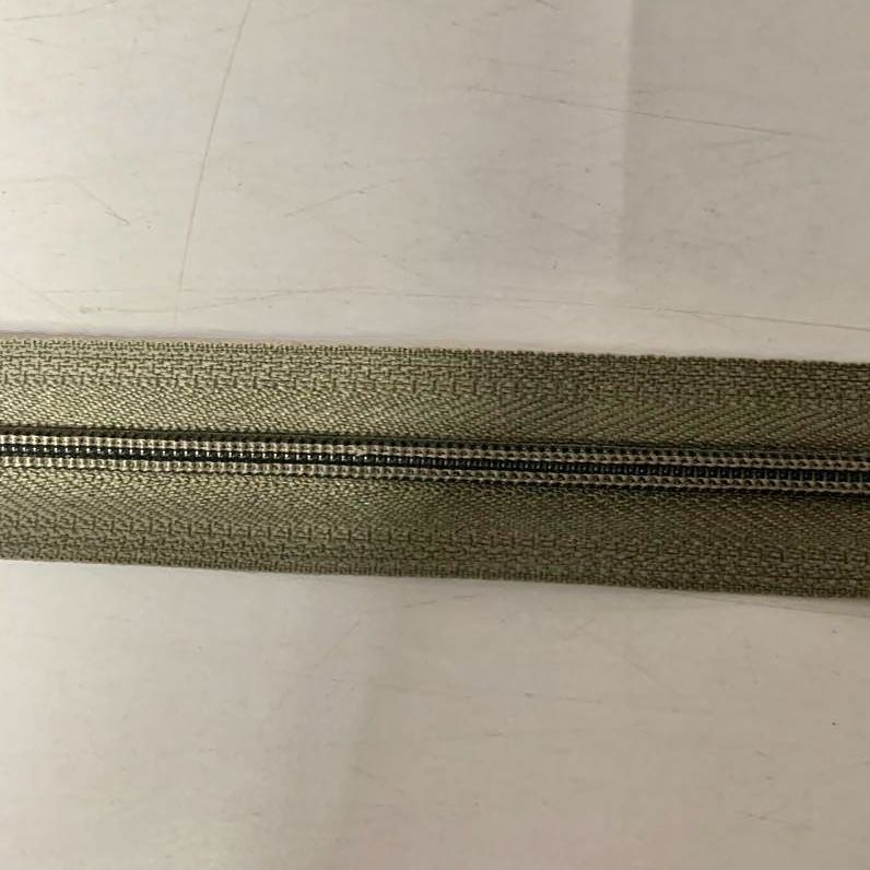 Pants zipper accessories: Nylon zipper, closed short pull lock, clothes pocket, men's trousers, front zipper, dark brown zipper Specification image