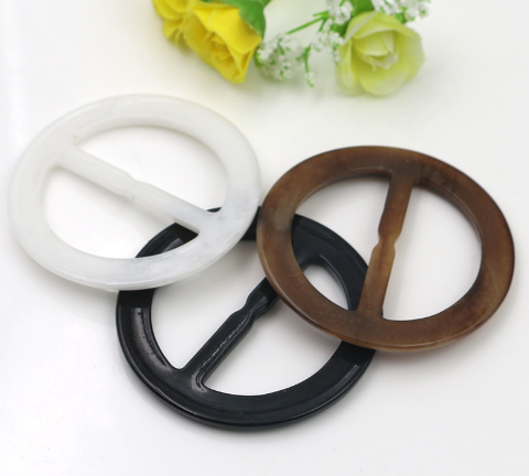 风衣大衣腰扣/日字扣/圆形长方形树脂T恤衣细节图