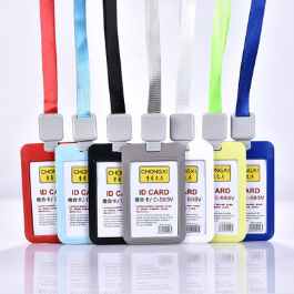 Factory custom simple plastic work card work card set bus card work certificate unit staff badge set