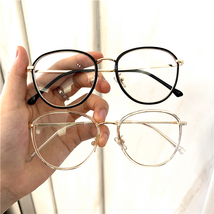 新款复古平光镜TR90眼镜框潮男女原宿时尚圆脸韩版近视眼镜架