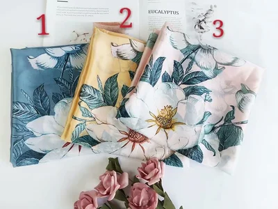 Women's Fashion Trend New Silk Satin Polyester Long Scarf