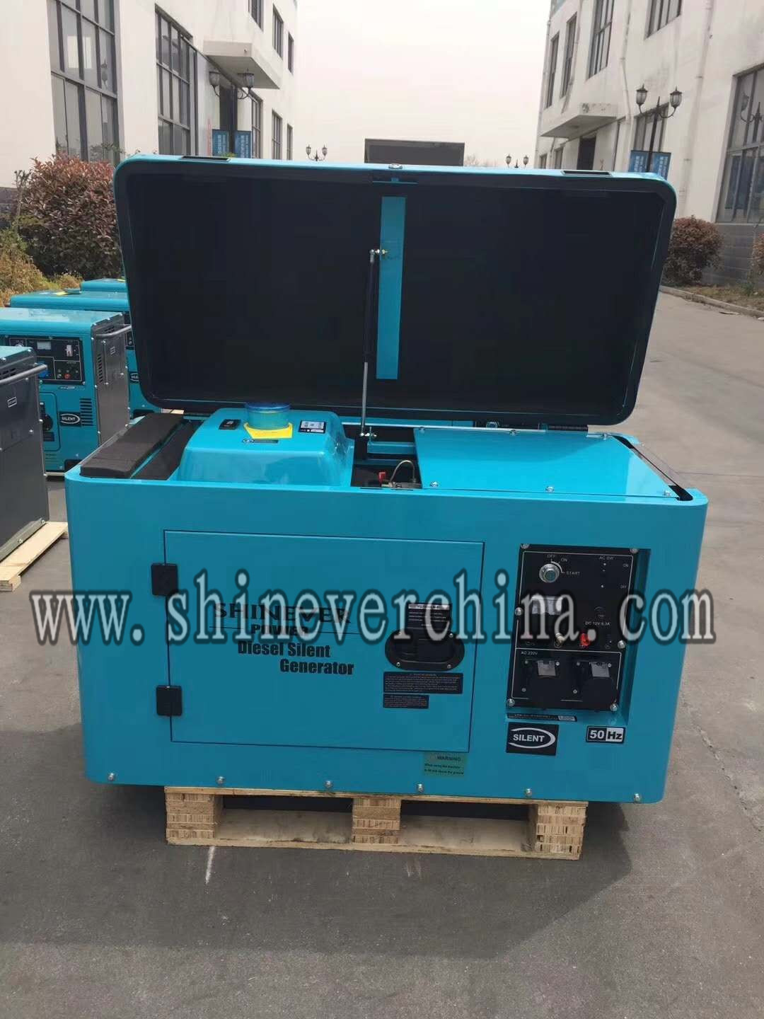 Shinever 6.5KW/8KVA柴油发电机家用新款静音发电机 YG7500LN-B柴油发电机细节图