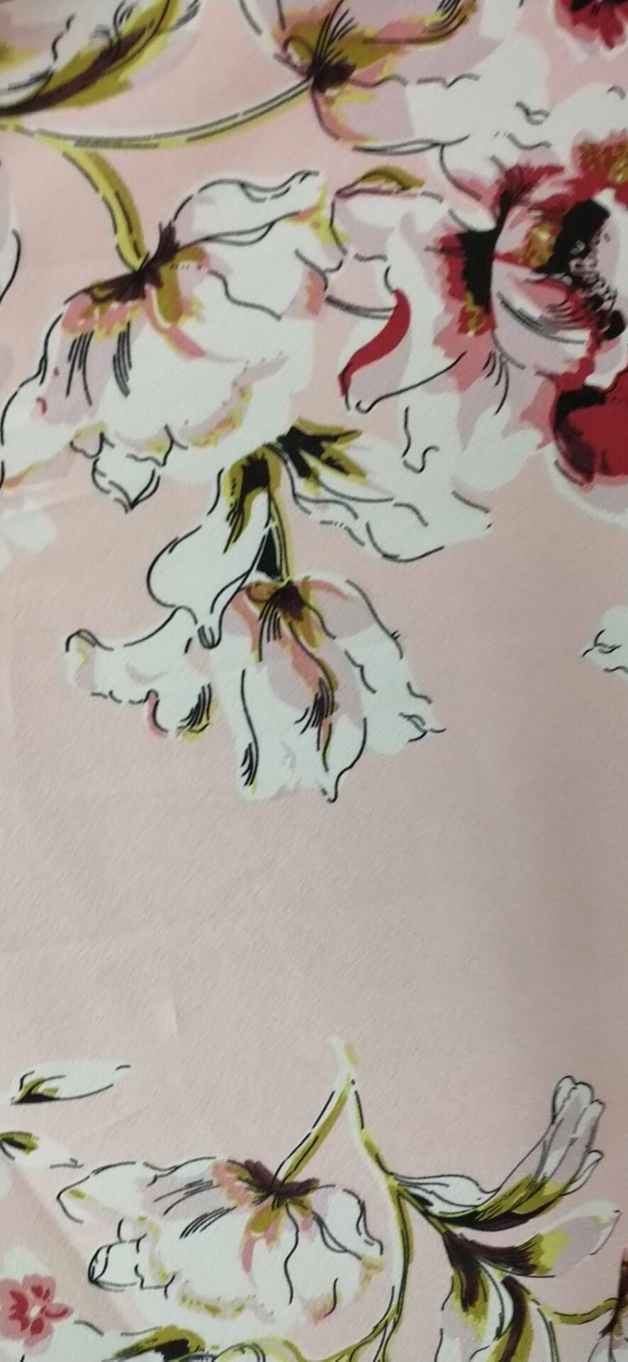 Fashionable Paris Crepe Satin Specification drawing