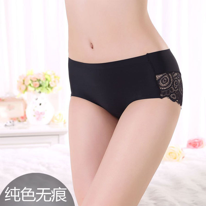 Women's Underwear Ice Silk Modal Cotton Triangle Breathable Shorts details Picture