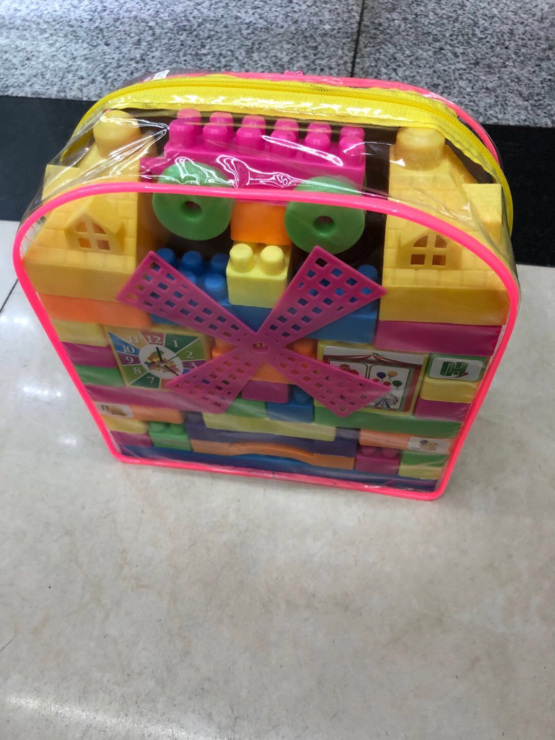 儿童玩具塑料环保益智小孩早教积木玩具男孩女孩产品图