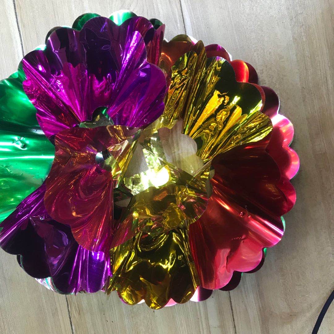 圣诞挂件PET拉花单色彩色节日用品厂家直销批发细节图