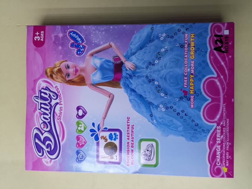 仿真洋娃娃芭比公主母女款礼盒装仿真度高硅胶材质产品图