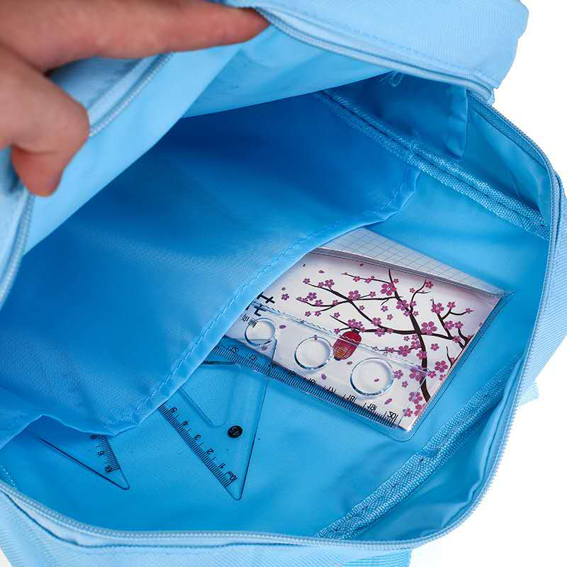 Factory direct sales of simple schoolbags, double-shoulder tutorial bags and crossbody bags details Picture