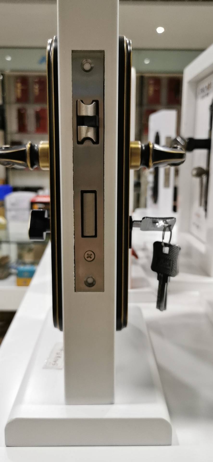 万伟达新中式锌合金静音门锁室内锁产品图