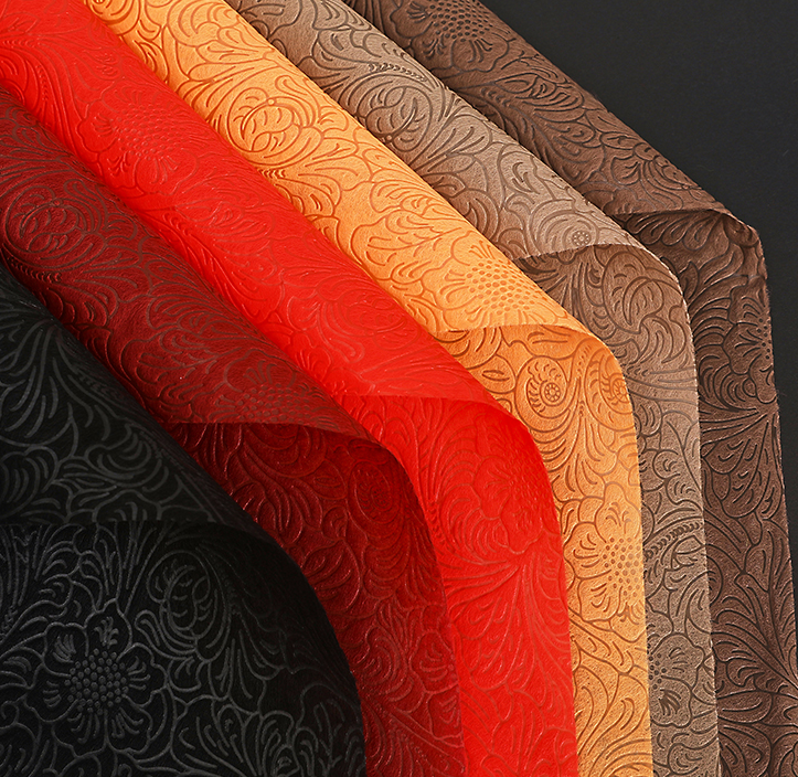Environmentally friendly and high-quality beautiful non-woven fabric rose pattern wrapping paper gift flower wrapping paper details Picture