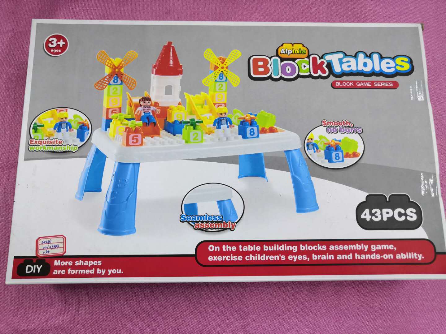 儿童积木桌拼装玩具益智多功能智力系列男孩子大颗粒女孩大号玩具1531-6002A详情图1