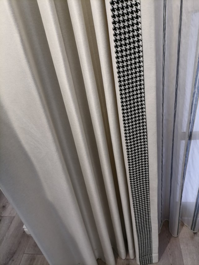 High Precision High Shading Curtain Fabric Finished Solid Color Simple Cotton Hemp Wind Living Room Custom Insulation details Picture