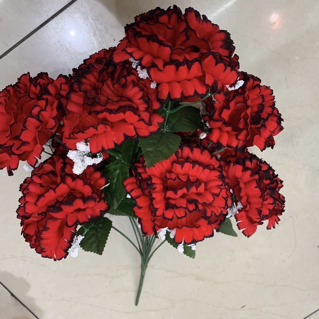 Эмулированные цветы, цветы, цветы, украшения, украшения в гостиной, красные украшения в спальне