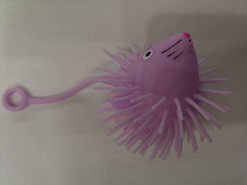 4色小老鼠造型带灯光PVA仿真玩具可爱软绵绵的PU减压恶搞玩具细节图