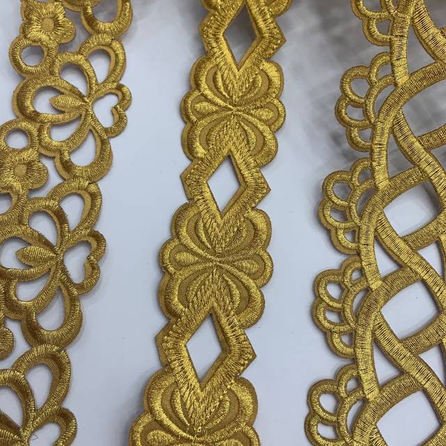 镂空刺绣花边外贸花边服装辅料装饰带手工花边细节图