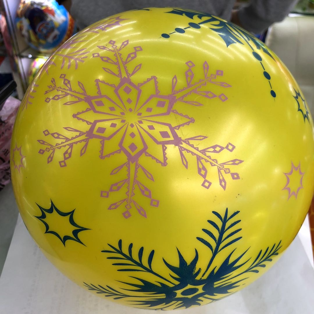 厂家直销环保塑料单双印球玩具产品图