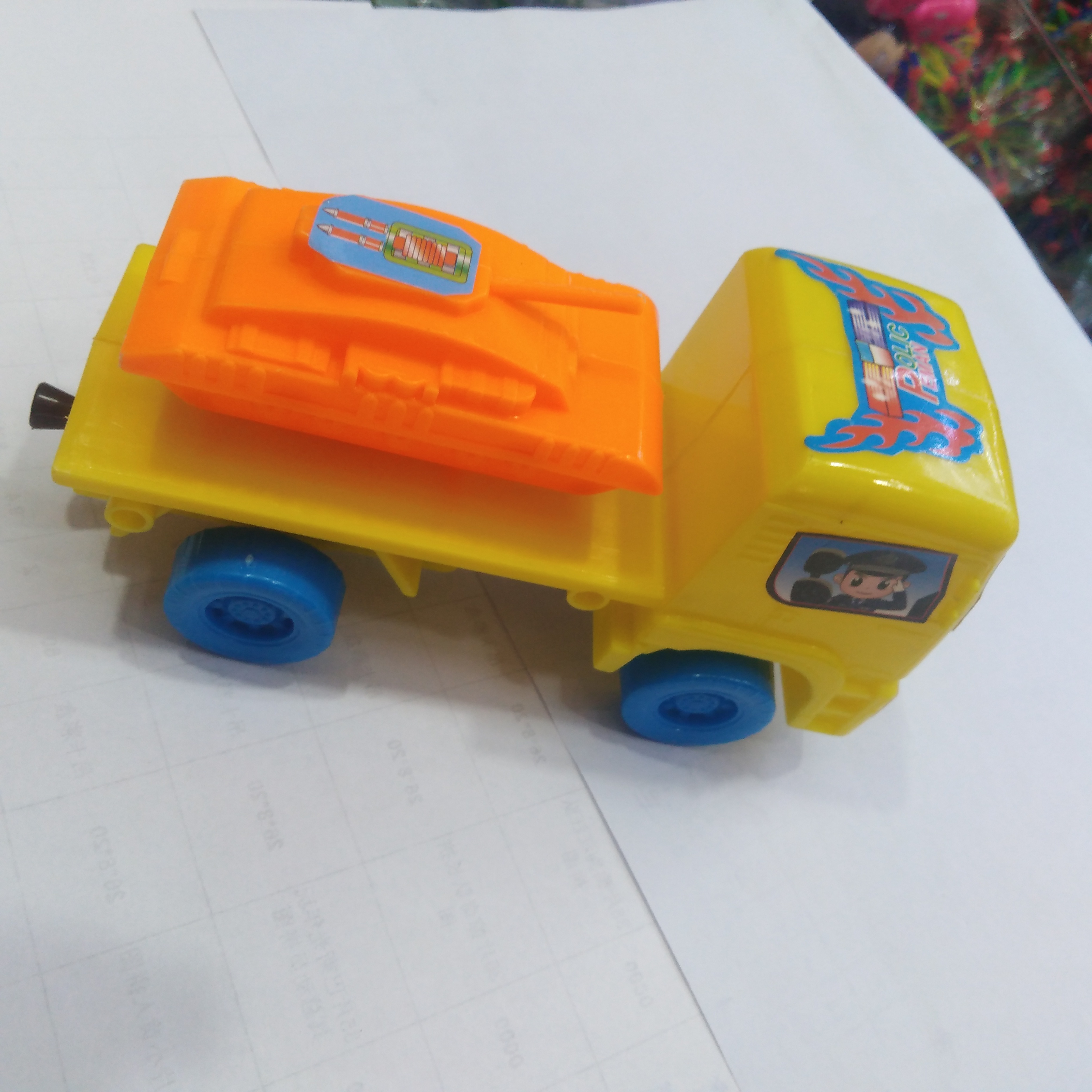 塑料坦克运输车模型儿童坦克运输车益智玩具