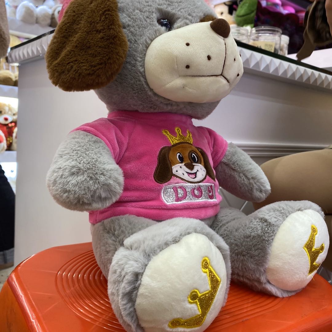 婴幼儿毛绒玩具小狗细节图